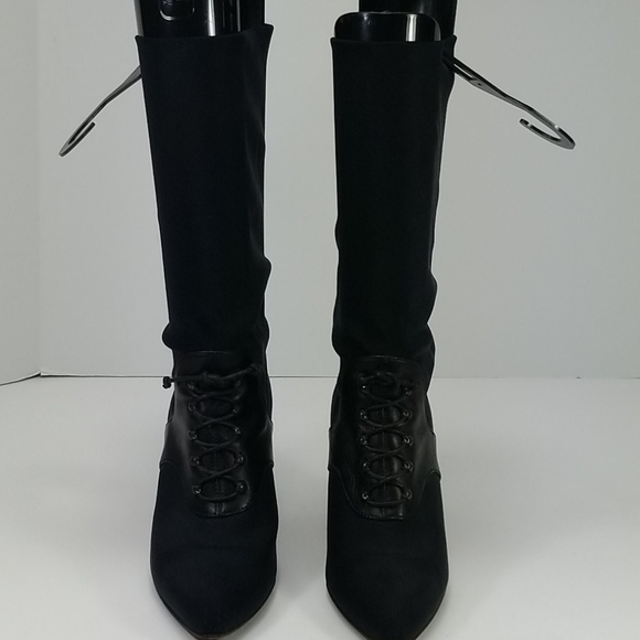 Walter Steiger Shoes - Walter Steiger lace up booties mid calf black 37.5